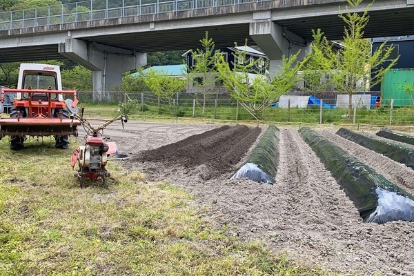 2020 04/26 楽農人宇美試験農場土作り