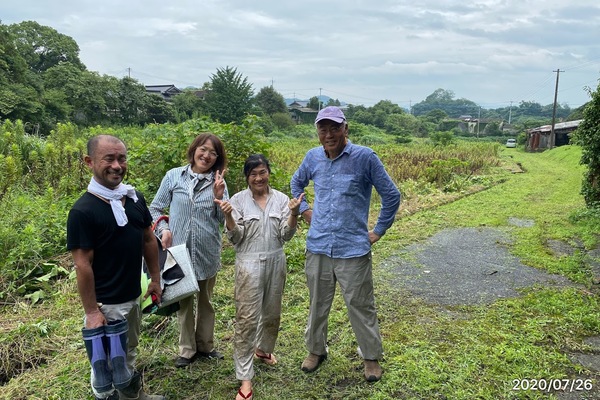 2020/07/26 筑前大分の耕作放棄地の草刈り奉仕のサムネイル
